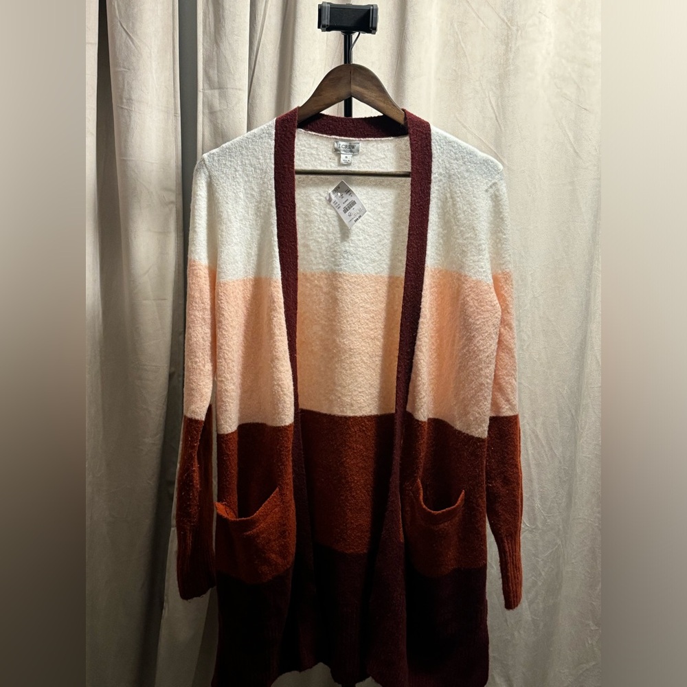J. Crew multi color sweater.